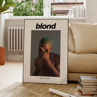 Modern Inspired Music Frank Ocean Album Chic Blonde Wall Art Aluminum Frame Prints Canvas Painting P
