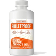 Bulletproof Brain Octane C8 MCT Oil Travel Size 3 Ounces Keto Supplement for Sustained Energy and Fe