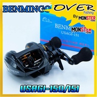 รอกหยดน้ำ BENMINGO USAGI-150+151 (หมุนขวา+หมุนซ้าย) สีดำ-ทอง