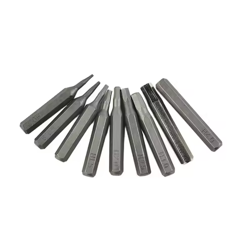 1Pc Hex Screwdriver Bit 4mm Hex Shank Screw Driver H0.7 H0.9 H1.3 H1.5 H2 H2.5 H3 H3.5 H4 Electric S