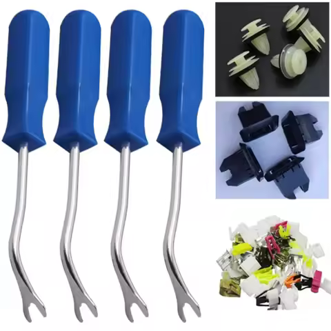 Screwdriver Nail Puller Car Door Trim Remove Pry Panel Repair Plier Tool Clip Open Quickly Fastener 