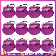 【HOT SALE】 For Halloween Mini Witch Cauldron 12pcs Mini  Cauldron with Handle Pot for Halloween Pot 
