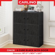 Carlino!! ชั้นวางของ ชั้นวางหนังสือ ชั้นอเนกประสงค์ New Omar Bookshelf/Storage Organizer Cabinet