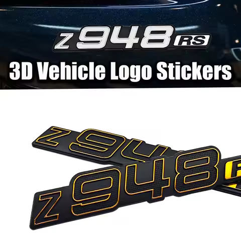 FOR Z900 Z900RS Z948RS Z900 RS Z948 RS Motorcycle Waterproof Aluminum Alloy 3D Vehicle Logo Stickers