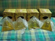 ((可口可樂收藏品))1999年台灣可口可樂神鬼傳奇電影活動限量紀念金字塔完整一套((共四款))