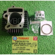 CYLINDER BLOCK 53MM SYM E BONUS 110 / SPORT BONUS 110 SR RACING (KIT SET)  HIGH QUALITY BRAND TOBAKI