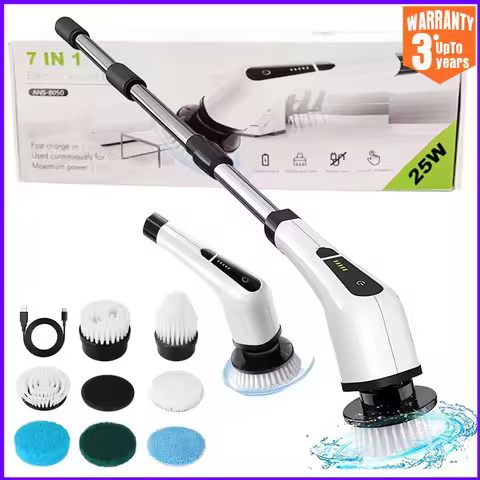 Electric Cleaning Brush Electric Spin Cleaning Scrubber Electric Cleaning Tools Parlour Kitchen Bath
