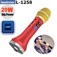 Lewinner L-1258 Karaoke Microphone Wireless Speaker Portable Bluetooth Microphone For Phone Handheld Dynamic Mic With Dsp