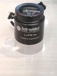 德國SCHNEIDER 4X LUPE 非球面幻燈片及大型相機對焦觀看放大鏡 2大lupe品牌  採用非球面鏡片 觀看的