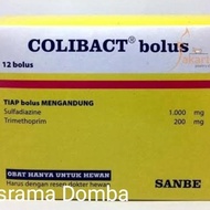 COLIBACT BOLUS (obat mencret,batuk kambing domba sapi) eceran perbolus