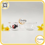 Mangkuk Kaca 150ml Bening Mangkok Mini Ayam Kecil Sambal KIG BIB