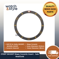 CI1257 SKX007/SRPD Slope Ceramic Insert - Sub Red/Gold