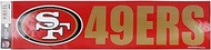 WinCraft San Francisco 49ers Bumper Sticker