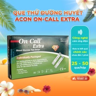 Que thử đường huyết Acon On-call extra (25 que/hộp) -  sử dụng cho máy đo đường huyết Acon On-call E