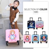20inch Kid Trolley Case Cartoon Mermaid Unicorn 3d Suitcase For Unisex Luggage Beg Travel Beg Bagasi