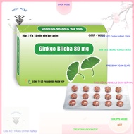 Active Blood Ginko Biloba 80mg (~ Tanakan)-Enhance Brain Function, Prevent Cerebral Accident