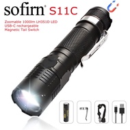 Sofirn Đèn Pin S11C 1000 Lumen Đèn Pin Đa Năng Ánh Sáng Cao Sử Dụng Ngoài Trời Samsung LH351D Điện T