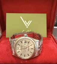 （Sold) 勞力士  Rolex 1601 銀面珠帶 Datejust (Watch Only)