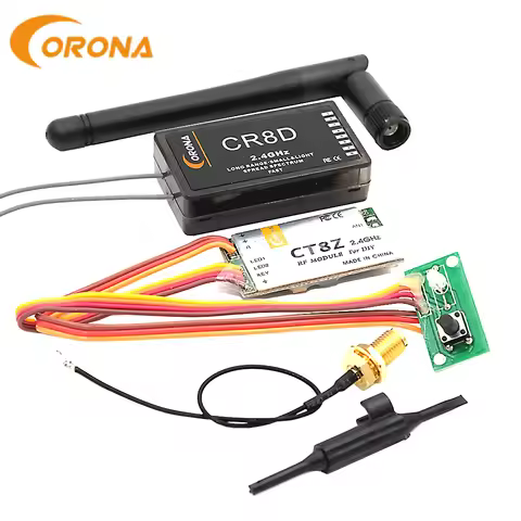 Corona 2.4Ghz DIY Module CT8Z (DSSS) with Receiver C8RD or CR4D Convert Transmiter To 2.4Ghz System