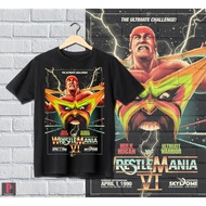 Hulk Hogan Wrestlemania VI Shirt | Asian Size | Unisex | Hulkamania | WWF WWE WCW ECW Wrestling