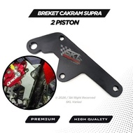 Braket Cakram Supra X 125 Fi Blade Revo Absolute Supra X 125 2 Piston Piringan 300mm Kaliper Nissin 