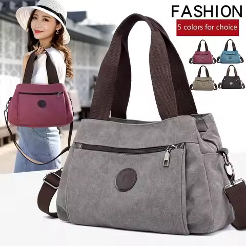Women's Canvas Bag Handbags Shoulder Bags Messenger Bags Crossbody Bags Tote Large Capacity Work Bag