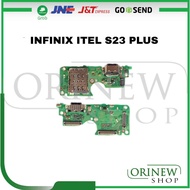 Pcb Board Usb Connector Cas Infinix Itel S23 Plus Connector Charger Mic Board