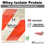 Myprotein Impact Whey Isolate Protein Powder 2.5KG Purest Whey Low Fat Low Carb Muscle growth