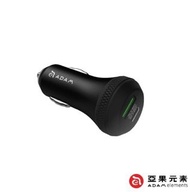 ADAM 亞果元素 OMNIA C1 USB-C PD &amp; QC 36W 極速車充 黑