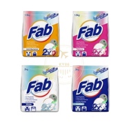 FAB laundry Powder Detergent - 1.9/2.0kg cloth laundry powder detergent sabun