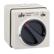 Schneider waterproof switch WPS - 20A 500V - 3 switched poles - IP66 (grey) S56SW320GY ready stock i