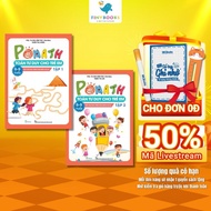 Book - Combo Pomath Math Thinking for Children 8 - 9 Years Old (Volume 1 + Volume 2) - Developing IQ