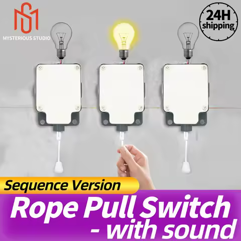 Mysterious Studio Escape Room Props Rope Pull Switch Pull The Rope In A Correct Sequence To Unlock G
