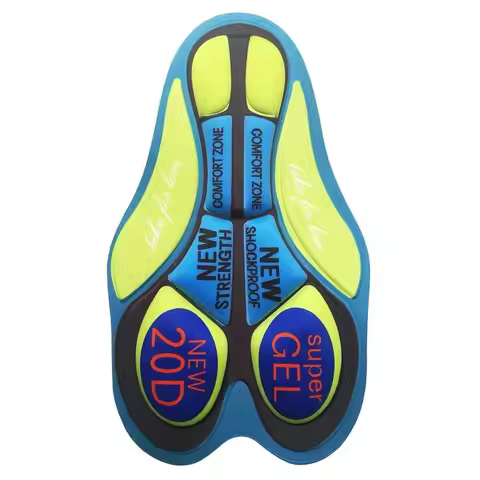 1Pcs Breathable Cycling Shorts Cushion Sponge 5D 9D 12D 19D 20D Riding Base Cushion Shockproof Under