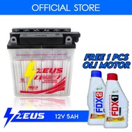 Aki Motor Yamaha Mio F1 Mio Z GM5Z KIT Zeus Battery Aki Basah