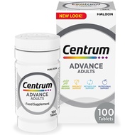 Centrum Advance Multivitamin Tablets for Men and Women, 100 Tablets, Vitamins with 24 Essential Nutr