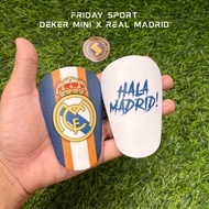 Real Madrid Mini Shin Guard Football Futsal Thick Hard Shinpad Sports Lakop Shin Pad Shin Guard Foot
