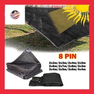 Full Size Black Sun Shade Orchid Net 93% Jaring Hitam Garden UV Protection SunProof Net Sun shade Cl