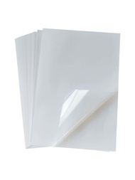 10張透明可打印乙烯基貼紙紙A4尺寸(8.25"X)防水乙烯基貼紙紙速幹適用於打印機
