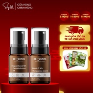 Combo of 2 products to help restore, brighten and even skin tone Drceutics 30ml (B5 10%, Vitamin C 1