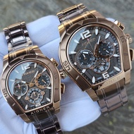 Aigner Palermo A58500 Brown Original Jam Tangan Chrono Aktif