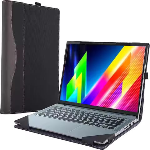 Case For ASUS Vivobook 15 15X OLED X1503 M1503 X1505 Zenbook 15 UM3504 Split Portable PU Leather Pro