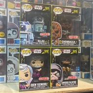 [Li Da] Funko POP Star Wars Chewbacca R2D2 Ben Kenobi Emperor Shirley Butting Comics Comic Color 2D 