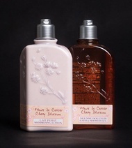 ของแท้ L’Occitane Cherry Blossom shower gel/lotion 250ml