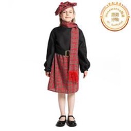 兒童民族異域風情幼兒園女孩裙服飾蘇格蘭舞臺表演演出畢業服裝