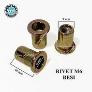 Rivet Nut Flat Iron Rivet Nut/ M6