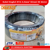 Kabel KITANI Nya 25mm² Kabel Panjang 50 meter Kabel Listrik Kawat Tunggal tembaga murni 1 roll