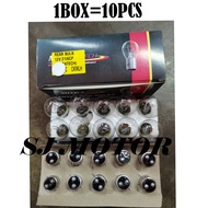 1BOX MOTORCYCLE REAR LAMP BULB 12V21/6CP AUTO LAMP BULBS LAMPU BESAR MENTOL BELAKANG 12V21/6CP  SUPE