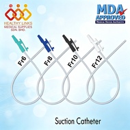 Sterile Fingertip Control Suction Catheter FR6/FR8/FR10/FR12 Single Use