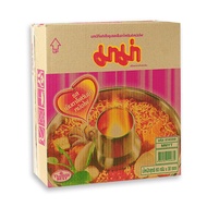 Mama instant noodles Yentafo Tom Yum Flavor Hot Pot 60 g. x 30 sachets.มาม่า บะหมี่กึ่งสำเร็จรูป รสเย็นตาโฟต้มยำหม้อไฟ 60 กรัม x 30 ซอง